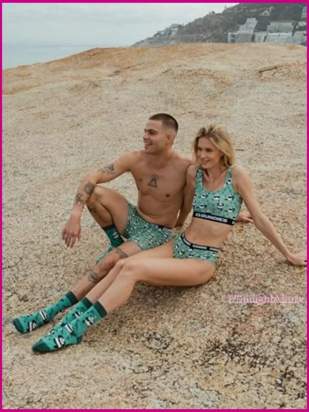 Couple Matching Underwear With Socks, Gift Idea, Boxer Briefs, Cotton, Low Rise